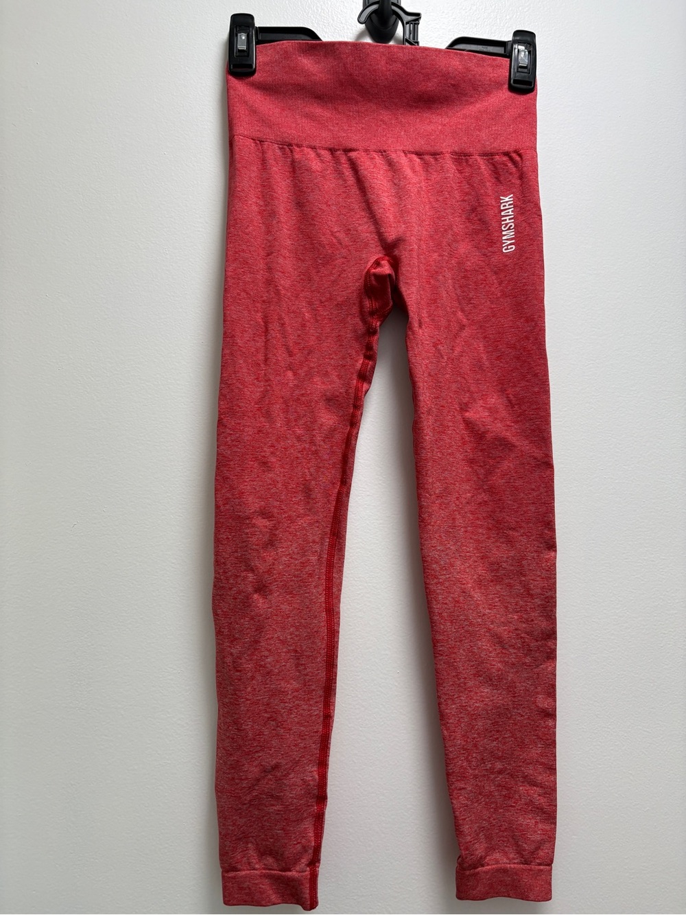 Gymshark Women’s Red Heather Seamless Leggings